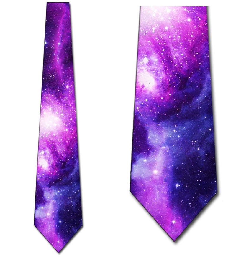Three Rooker Galaxy Ties Mens Space Astronomy Necktie - Image 2